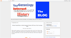Desktop Screenshot of blog.internet-genealogy.com
